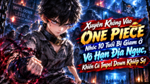 Xuyên Không Vào One Piece Nhóc 10 Tuổi Bị Giam Ở Vô Hạn Địa Ngục, Khiến Cả Impel Down Khiếp Sợ cover