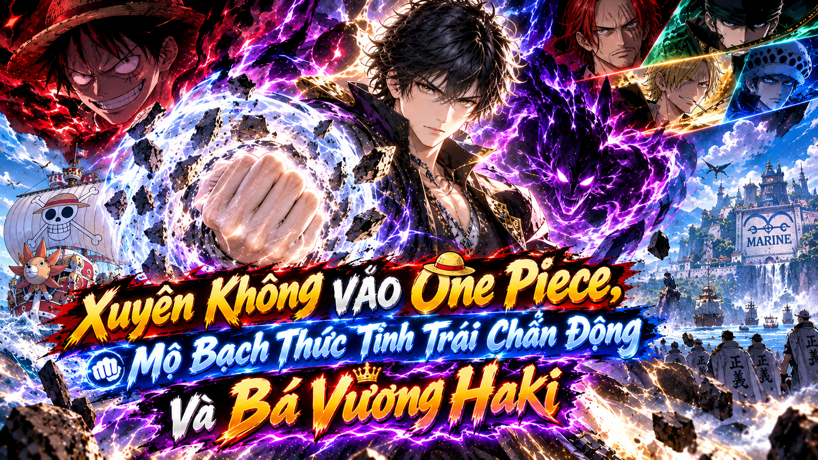 Xuyên Không VÀO One Piece, Mộ Bạch Thức Tỉnh Trái Chấn Động Và Bá Vương Haki