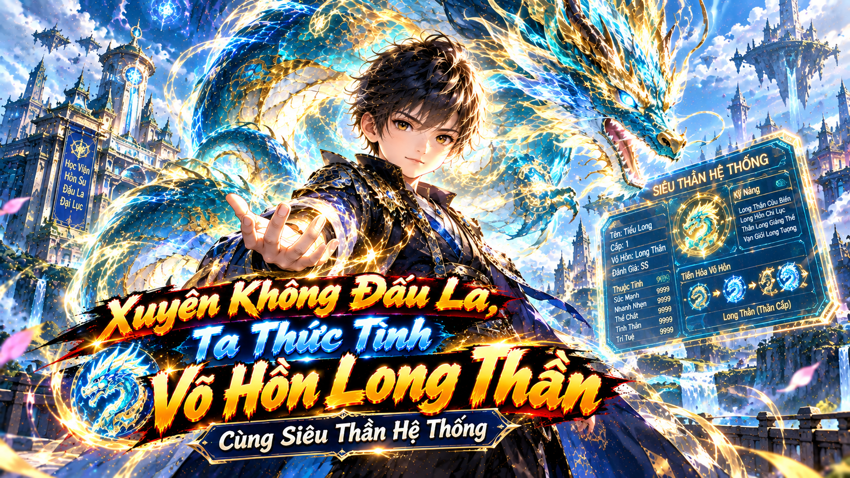Xuyên Không Đấu La, Ta Thức Tỉnh  Võ Hồn Long Thần Cùng Siêu Thần Hệ Thống thumbnail