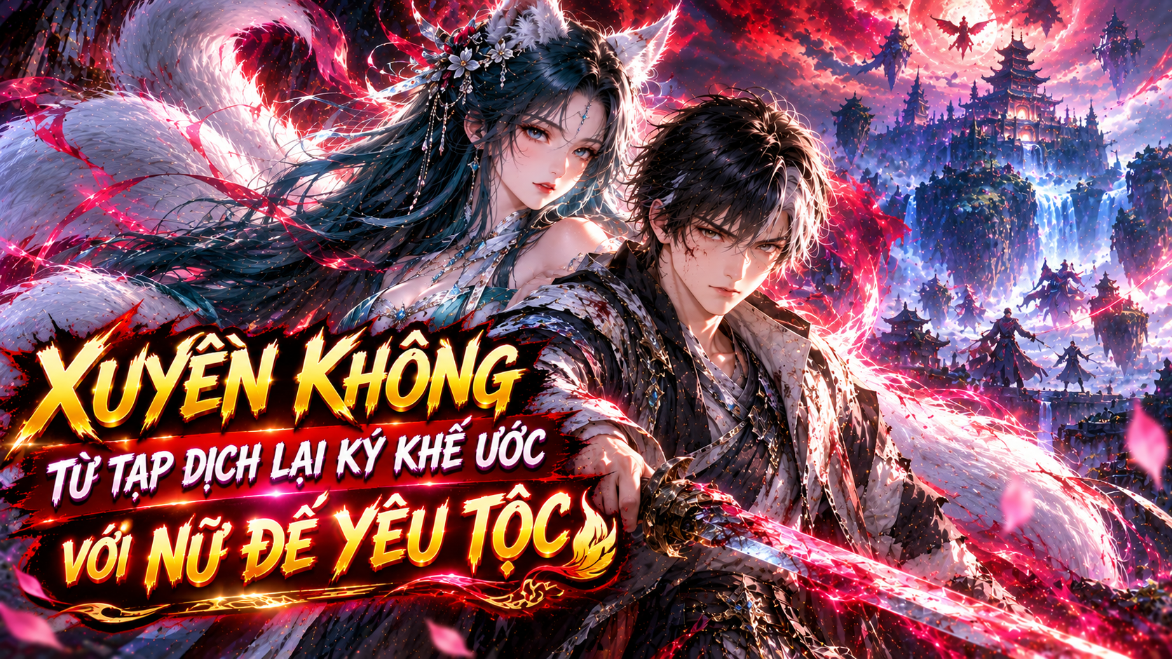 XUYÊN KHÔNG TỪ TẠP DỊCH LẠI KÝ KHẾ ƯỚC VỚI NỮ ĐẾ YÊU TỘC thumbnail