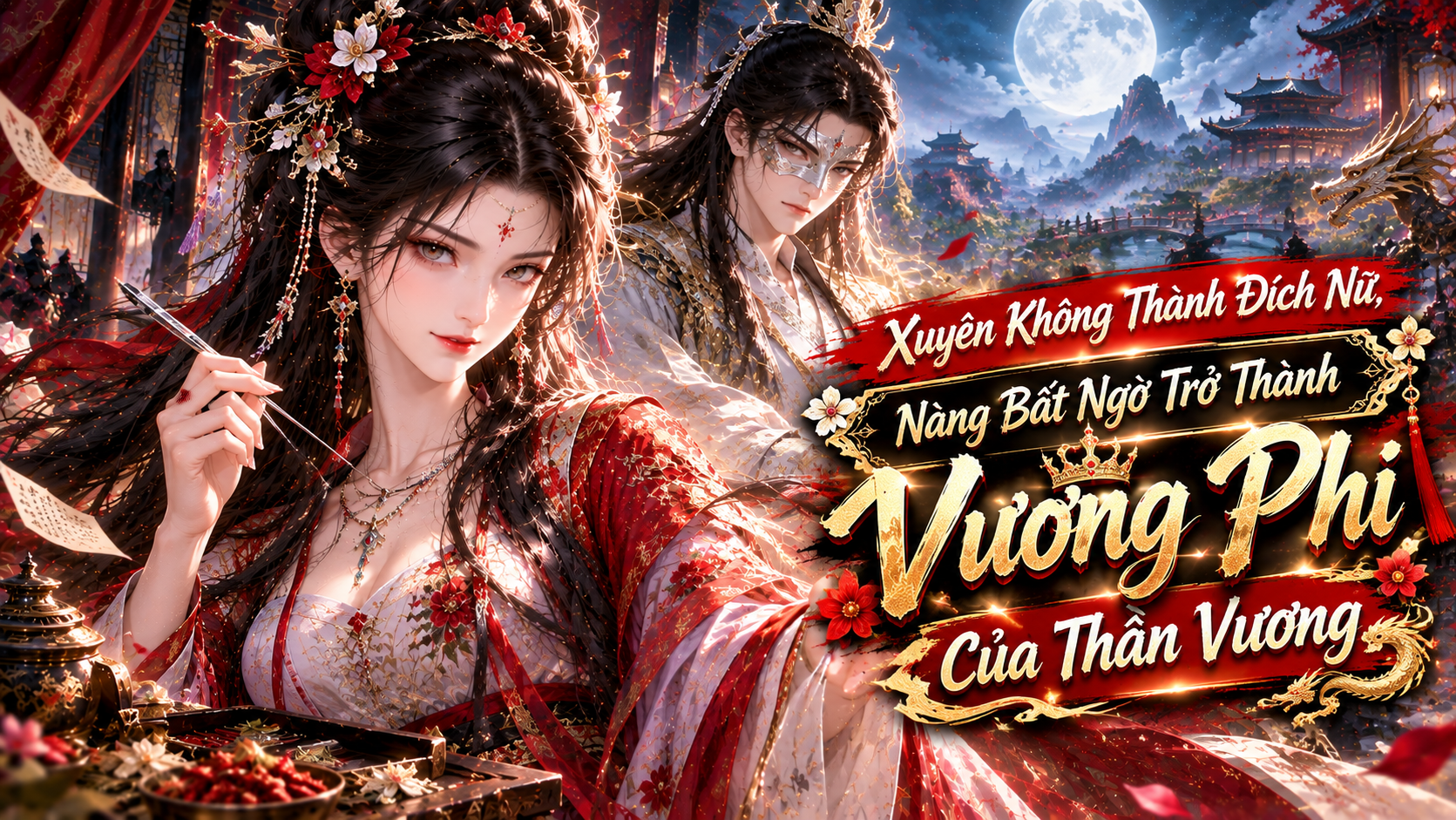 XUYÊN KHÔNG THÀNH ĐÍCH NỮ, NÀNG BẤT NGỜ TRỞ THÀNH VƯƠNG PHI CỦA THẦN VƯƠNG thumbnail