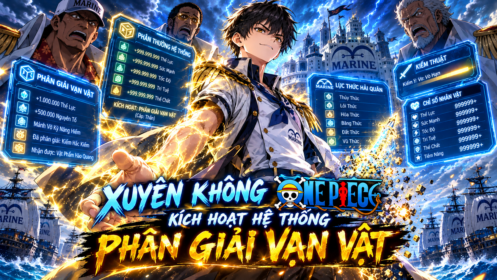 XUYÊN KHÔNG ONE PIECE, KÍCH HOẠT HỆ THỐNG PHÂN GIẢI VẠN VẬT thumbnail