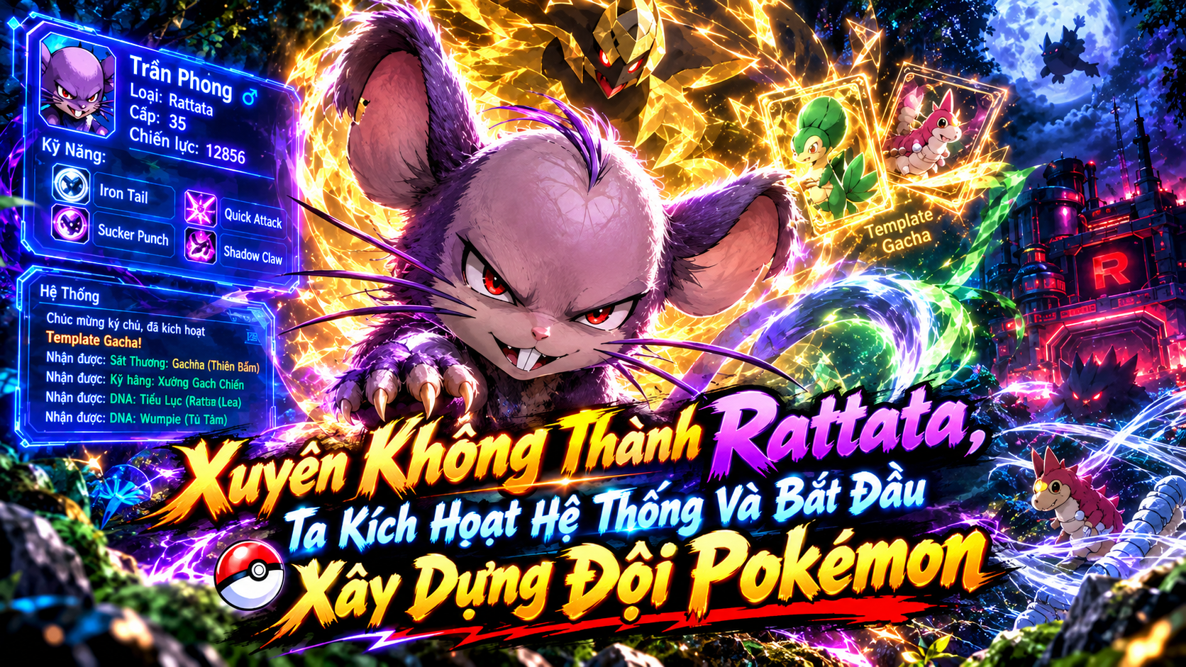 Xuyên Không Thành Rattata, Ta Kích Hoạt Hệ Thống Và Bắt Đầu Xây Dựng Đội Pokémon thumbnail