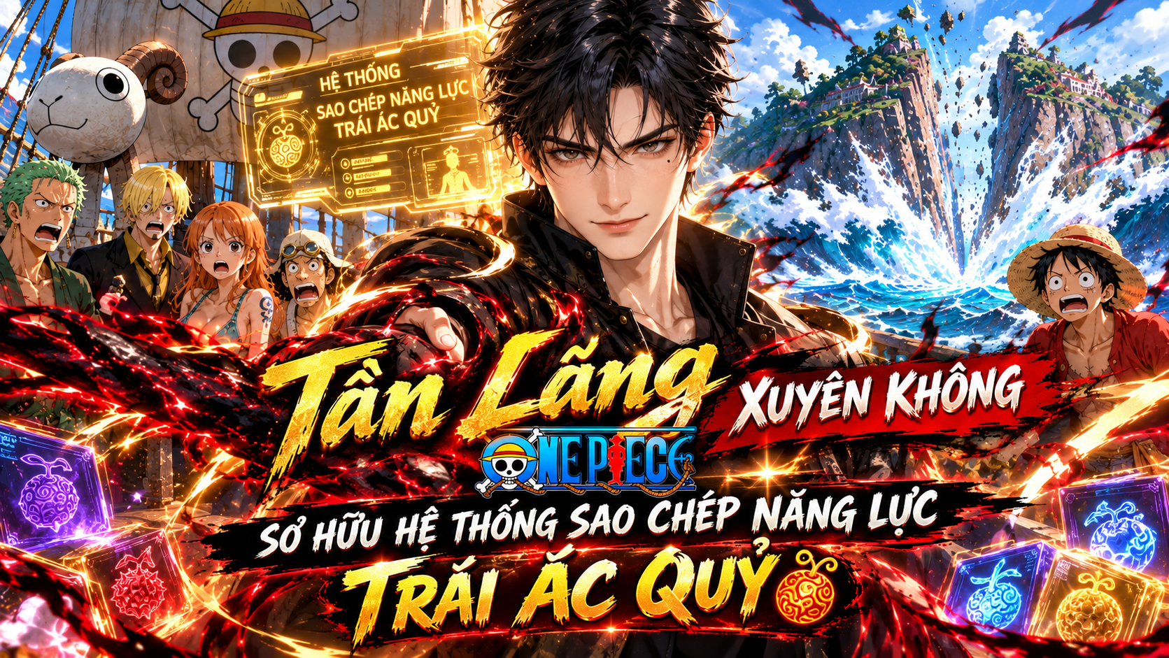 TẦN LÃNG XUYÊN KHÔNG ONE PIECE SỞ HỮU HỆ THỐNG SAO CHÉP NĂNG LỰC TRÁI ÁC QUỶ thumbnail