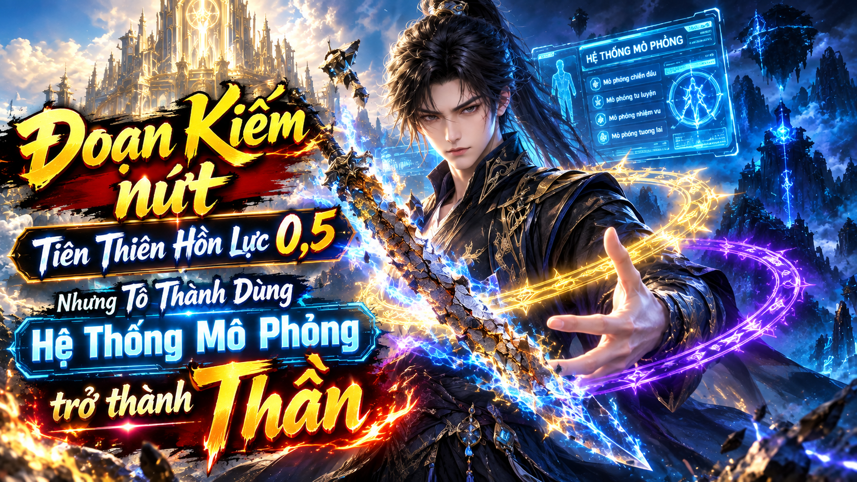 Đoạn Kiếm Nứt, Tiên Thiên Hồn Lực 0,5, Nhưng Tô Thành Dùng Hệ Thống Mô Phỏng Trở Thành Thần thumbnail