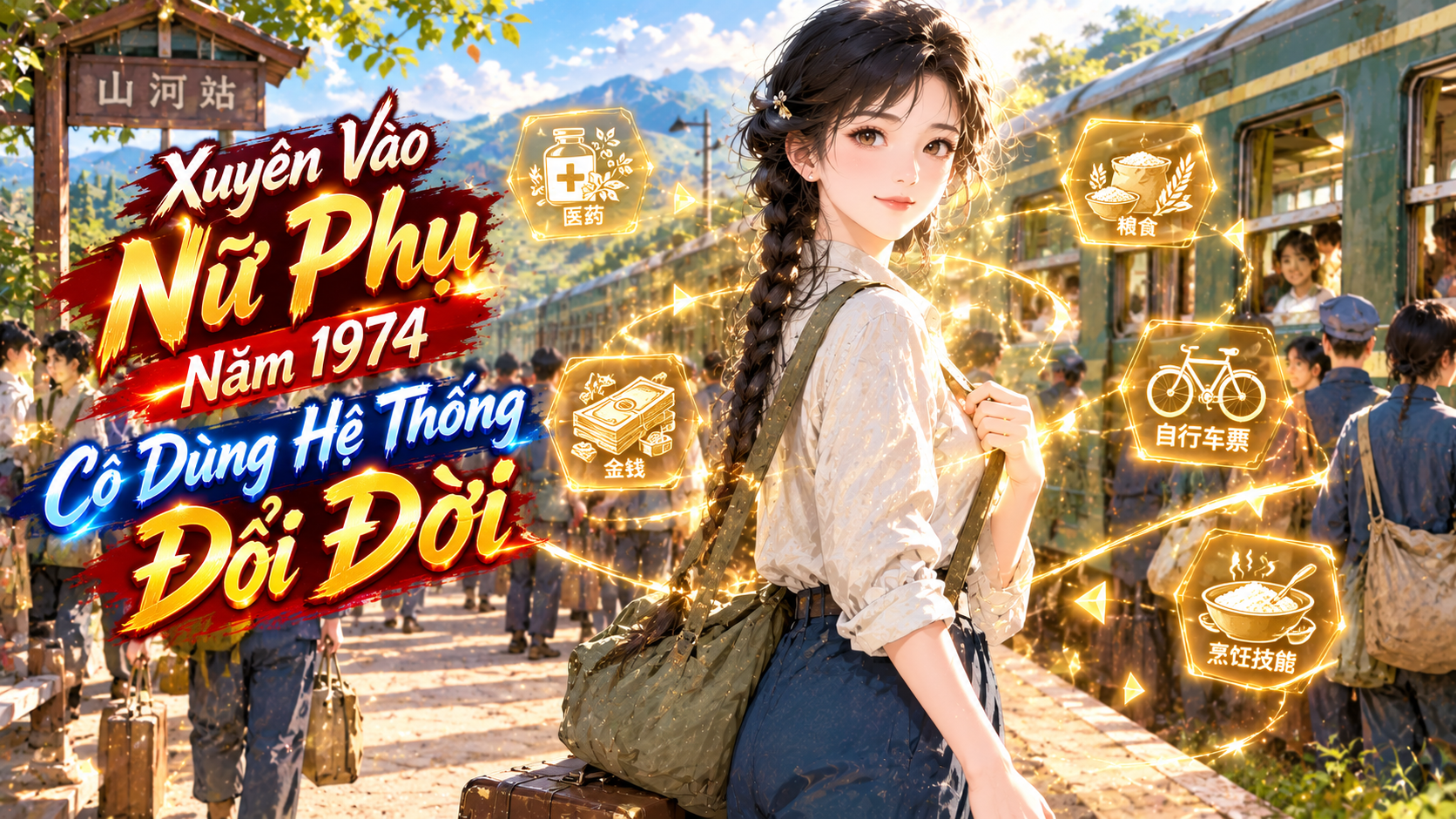 Xuyên Vào Nữ Phụ Năm 1974, Cô Dùng Hệ Thống Đổi Đời thumbnail
