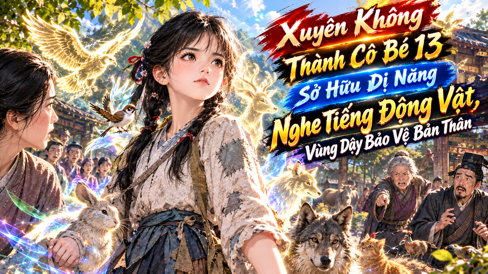 XUYÊN KHÔNG THÀNH CÔ BÉ 13 SỞ HỮU DỊ NĂNG NGHE TIẾNG ĐỘNG VẬT, VÙNG DẬY BẢO BỆ BẢN THÂN thumbnail