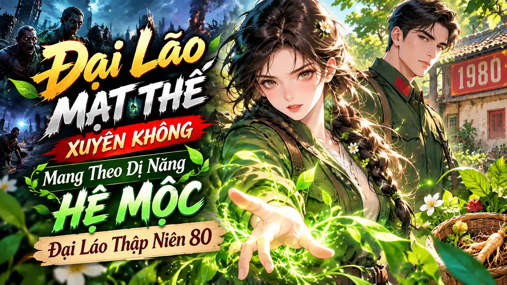 Đại Lão Mạt Thế Xuyên Không: Mang Theo Dị Năng Hệ Mộc Đại Láo Thập Niên 80
