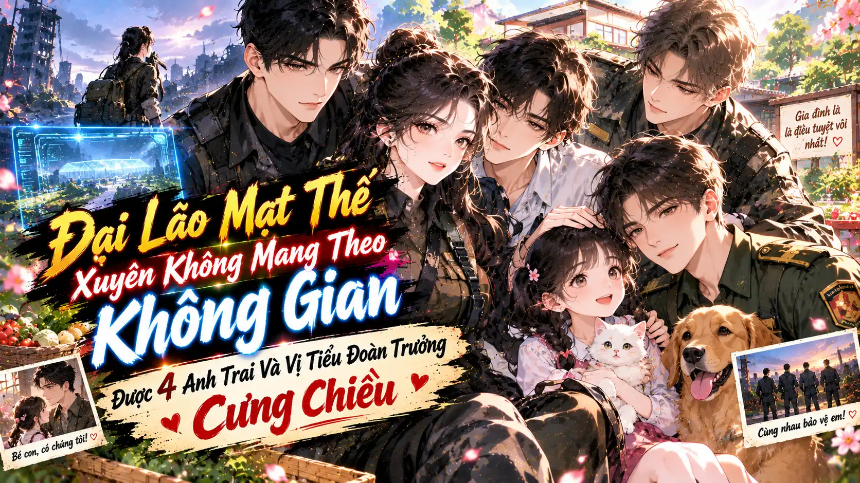Đại Lão Mạt Thế Xuyên Không: Mang Theo Không Gian Được 4 Anh Trai Và Vị Tiểu Đoàn Trưởng Cưng Chiều