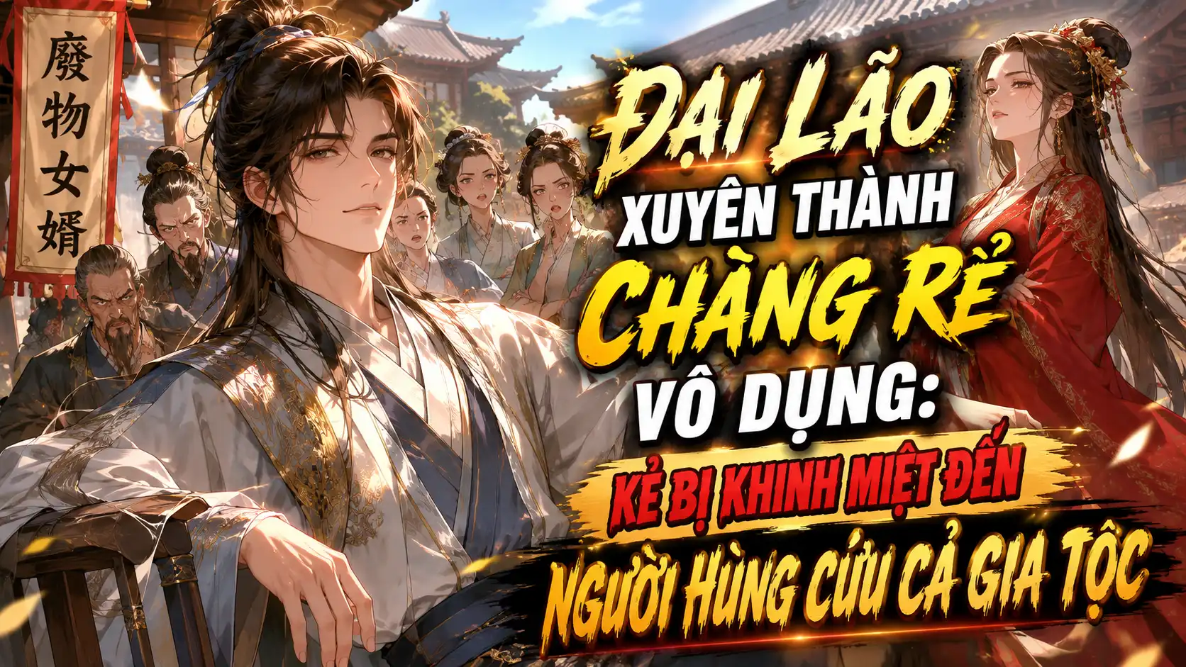 Đại Lão Xuyên Thành Chàng Rể Vô Dụng: Kẻ Bị Khinh Miệt Đến Người Hùng Cứu Cả Gia Tộc