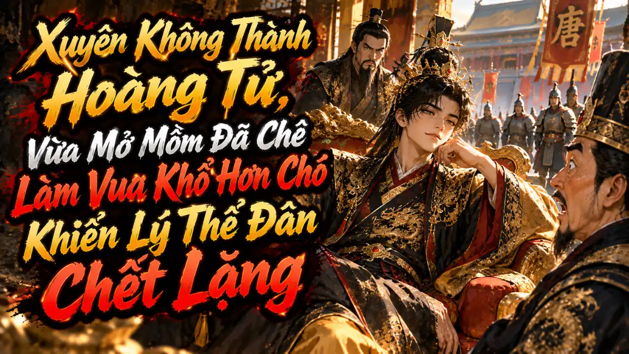 Xuyên Không Thành Hoàng Tử, Vừa Mở Mồm Đã Chê Làm Vua Khổ Hơn Chó Khiến Lý Thế Dân Chết Lặng