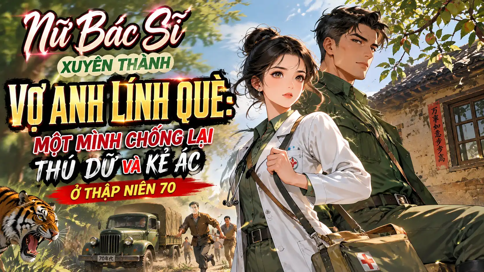 Nữ Bác Sĩ Xuyên Thành Vợ Anh Lính Què: Một Mình Chống Lại Thú Dữ Và Kẻ Ác Ở Thập Niên 70 thumbnail