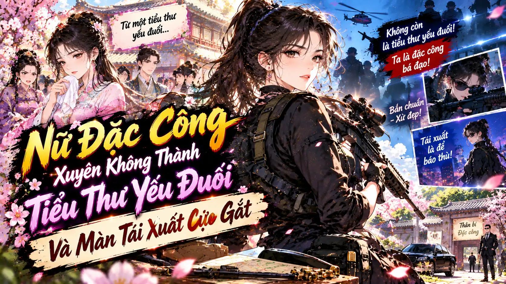 Nữ Đặc Công Xuyên Không Thành Tiểu Thư Yếu Đuối Và Màn Tái Xuất Cực Gắt