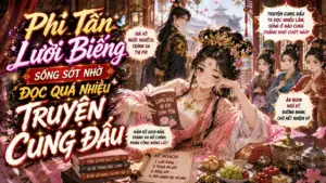 Phi Tần Lười Biếng Sống Sót Nhờ Đọc Quá Nhiều Truyện Cung Đấu cover