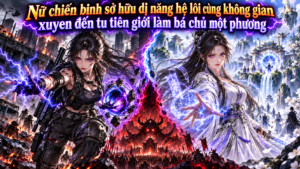 Nữ chiến binh sở hữu dị năng hệ lôi cùng không gian xuyên đến tu tiên giới làm bá chủ một phương cover
