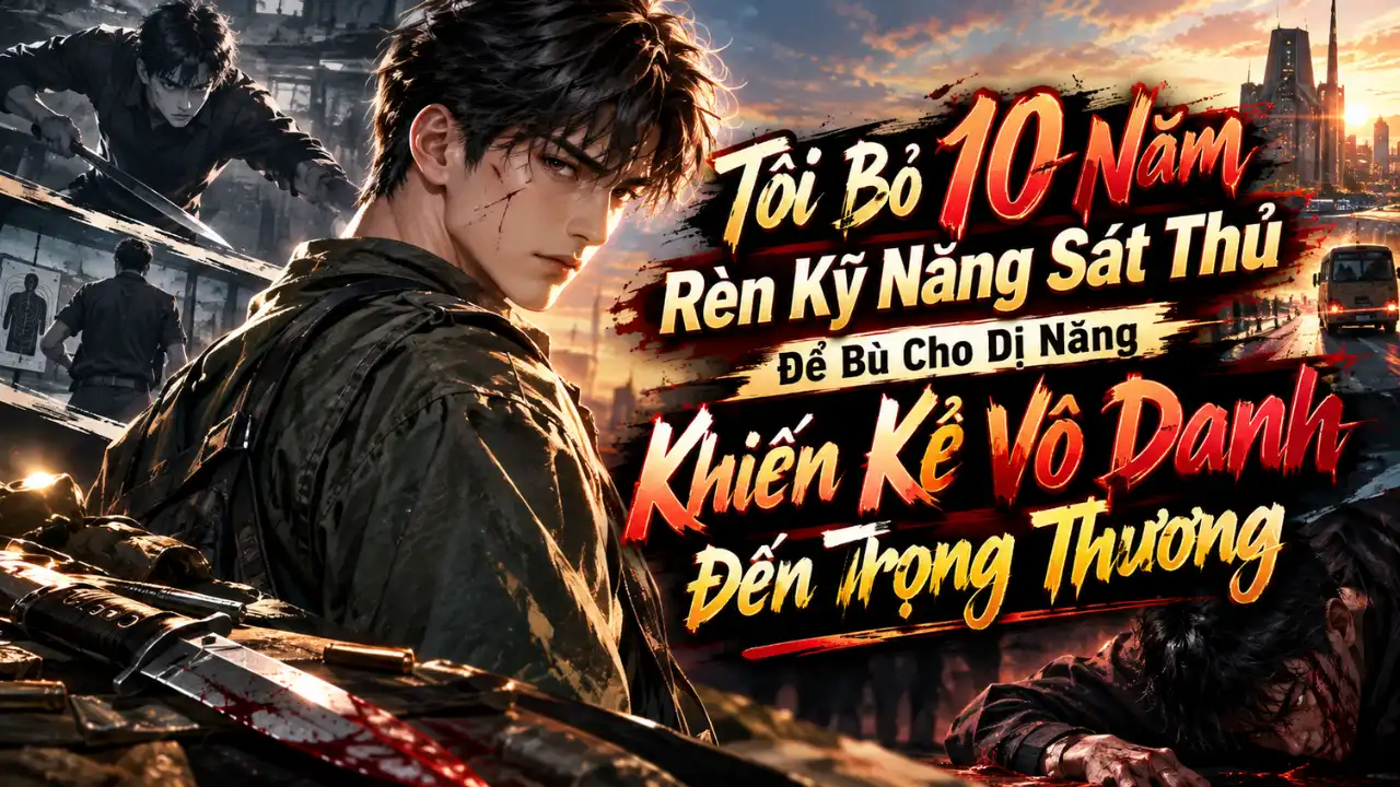 Tôi Bỏ 10 Năm Rèn Kỹ Năng Sát Thủ Để Bù Cho Dị Năng Khiến Kẻ Vô Danh Đến Trọng Thương
