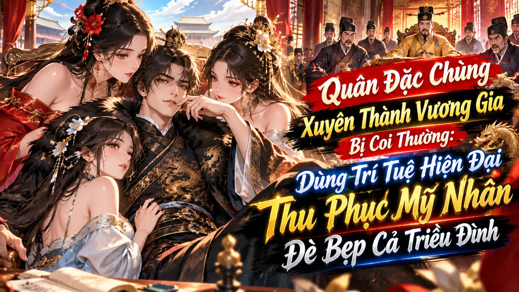 Quân Đặc Chủng Xuyên Thành Vương Gia: Bị Coi Thường Dùng Trí Tuệ Hiện Đại Thu Phục Mỹ Nhân Đè Bẹp Cả Triều Đình thumbnail