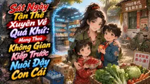 Sát Ngày Tận Thế Xuyên Về Quá Khứ: Mang Theo Không Gian Kiếp Trước Nuôi Dậy Con Cái cover