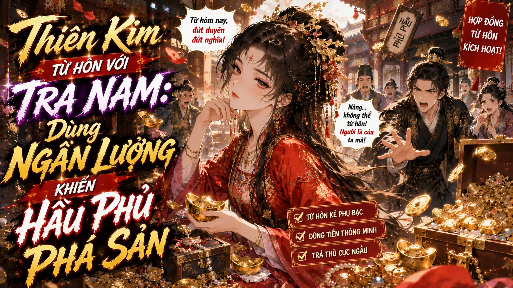 Thiên Kim Từ Hôn Với Tra Nam: Dùng Ngân Lượng Khiến Hầu Phủ Phá Sản thumbnail