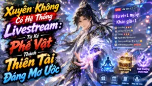 Xuyên Không Có Hệ Thống Livestream: Từ Kẻ Phế Vật Thành Thiên Tài Đáng Mơ Ước cover