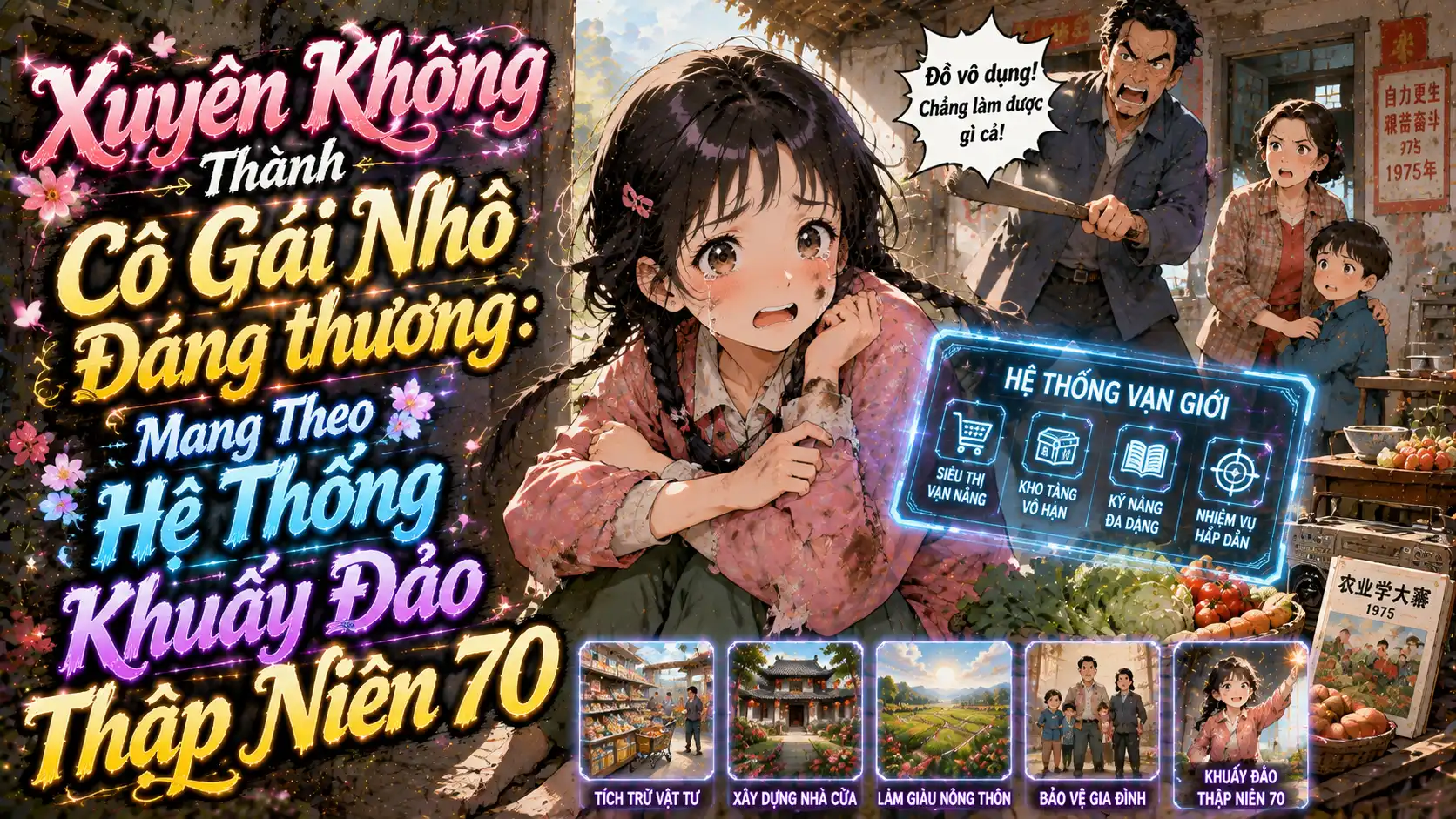 Xuyên Không Thành Cô Gái Nhỏ Đáng thương: Mang Theo Hệ Thống Khuấy Đảo Thập Niên 70 thumbnail