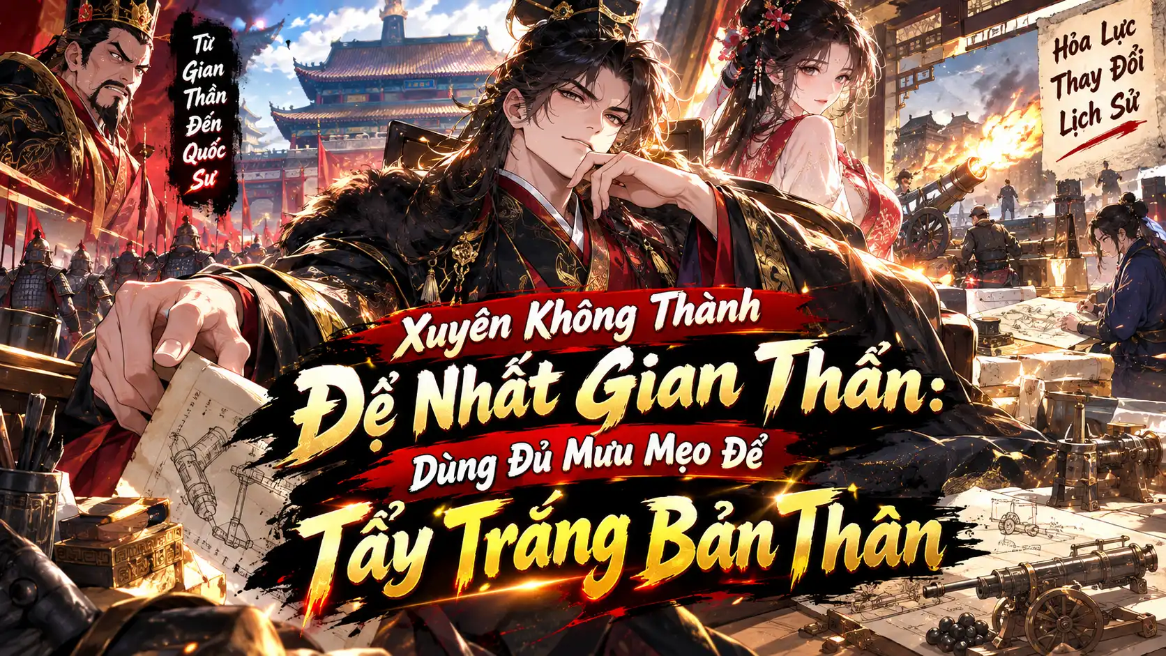Xuyên Không Thành Đệ Nhất Gian Thần: Dùng Đủ Mưu Mẹo Để Tẩy Trắng Bản Thân thumbnail