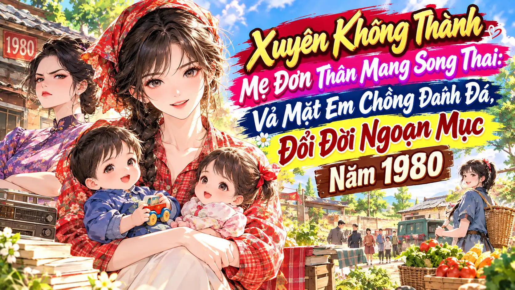 Xuyên Không Thành Mẹ Đơn Thân Mang Song Thai: Vả Mặt Em Chồng Đanh Đá, Đổi Đời Ngoạn Mục Năm 1980 thumbnail