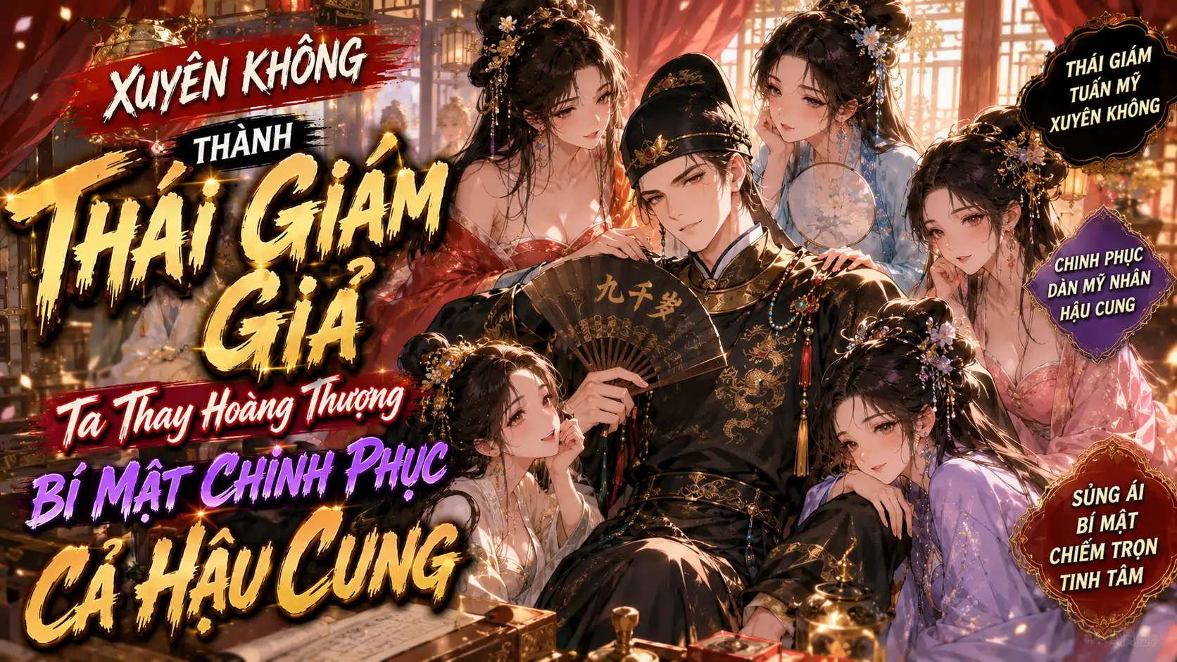 Xuyên Không Thành Thái Giám Giả: Ta Thay Hoàng Thượng Bí Mật Chinh Phục Cả Hậu Cung