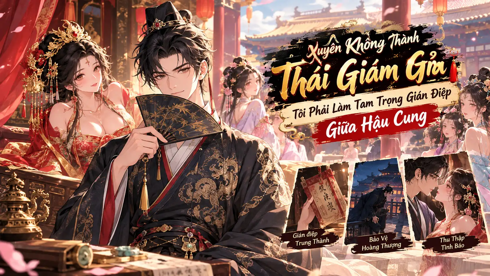 Xuyên Không Thành Thái Giám Giả, Tôi Phải Làm Tam Trọng Gián Điệp Giữa Hậu Cung thumbnail