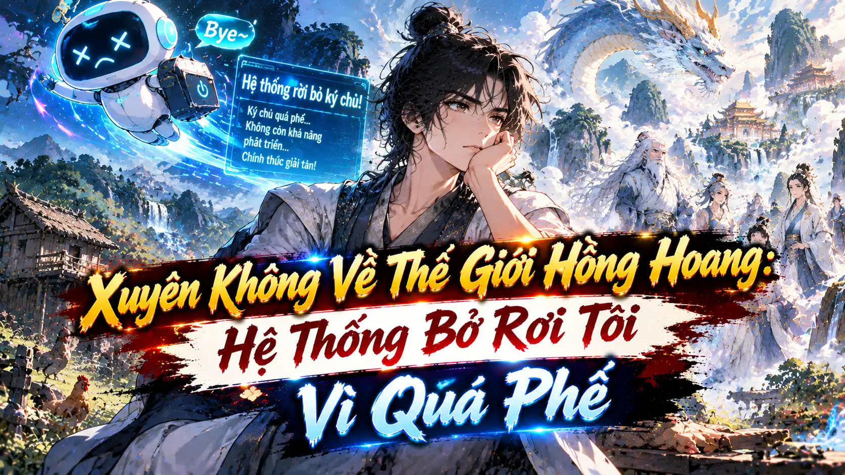 Xuyên Không Về Thế Giới Hồng Hoang: Hệ Thống Bỏ Rơi Tôi Vì Quá Phế thumbnail