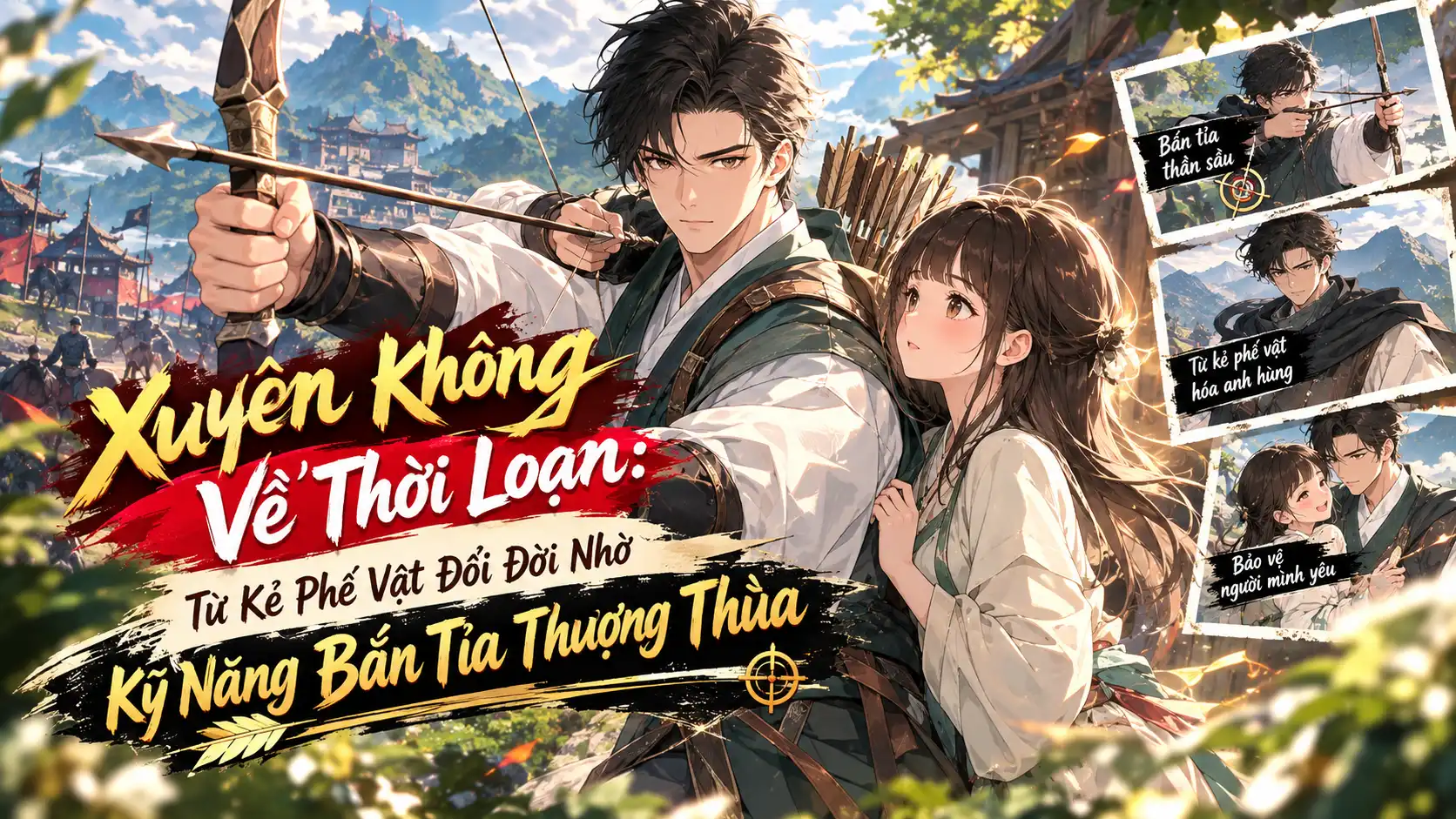 Xuyên Không Về Thời Loạn: Từ Kẻ Phế Vật Đổi Đời Nhờ Kỹ Năng Bắn Tỉa Thượng Thừa thumbnail