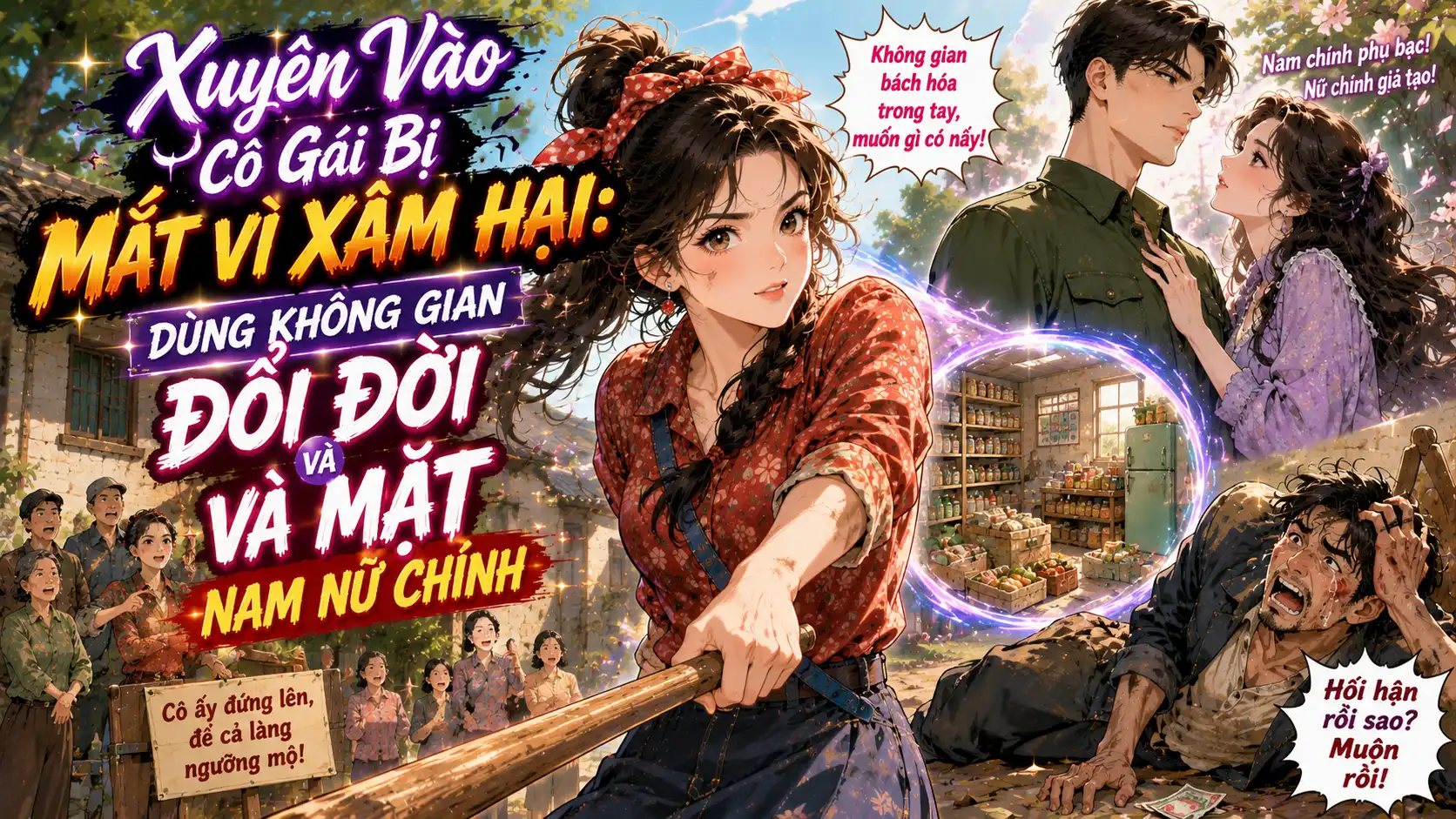 Xuyên Vào Cô Gái Bị Mất Vì Bị Xâm Hại: Dùng Không Gian Đổi Đời Và Vả Mặt Nam Nữ Chính