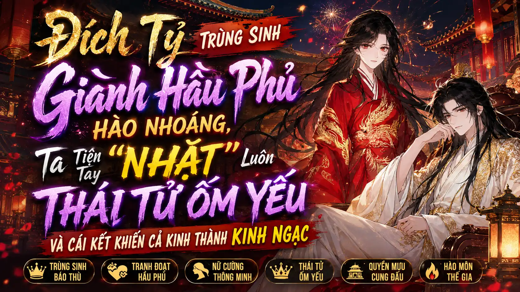 ĐÍCH TỶ TRÙNG SINH DÀNH HẦU HÀO NHOÁNG TA TIỆN TAY NHẶT THÁI TỬ ỐM YẾU KHIẾN CẢ THÀNH KINH NGẠC thumbnail