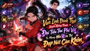 VUA LÍNH ĐÁNH THUÊ XUYÊN KHÔNG THÀNH ĐẠI TIỂU THƯ PHẾ VẬT TA MANG HỖN ĐỘN THỂ ĐẬP NÁT CÀN KHÔN cover