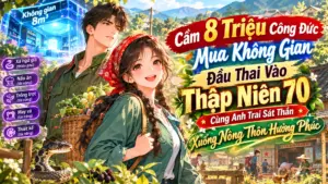 CẦM 8TRIỆU CÔNG ĐỨC MUA KHÔNG GIAN ĐẦU THAI VÀO NĂM 70 CÙNG ANH TRAI SÁT THẦN XUỐNG NÔNG THÔN cover