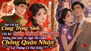 Hai chị em cùng trọng sinh, chị kế cướp chồng giàu sang tưởng đổi đời ai ngờ tôi chọn chồng quân nhân lại cover