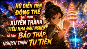Nữ diễn viên đóng thế tai nạn xuyên thành tiểu nha đầu nghèo sở hữu bảo tháp nghịch thiên tu tiên cover
