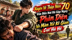 Xuyên Về Thập Niên 70, Vừa Đến Nơi Đã Gặp Ngay Phản Diện Và Màn Xử Kẻ Gian Cực Hả Hê cover