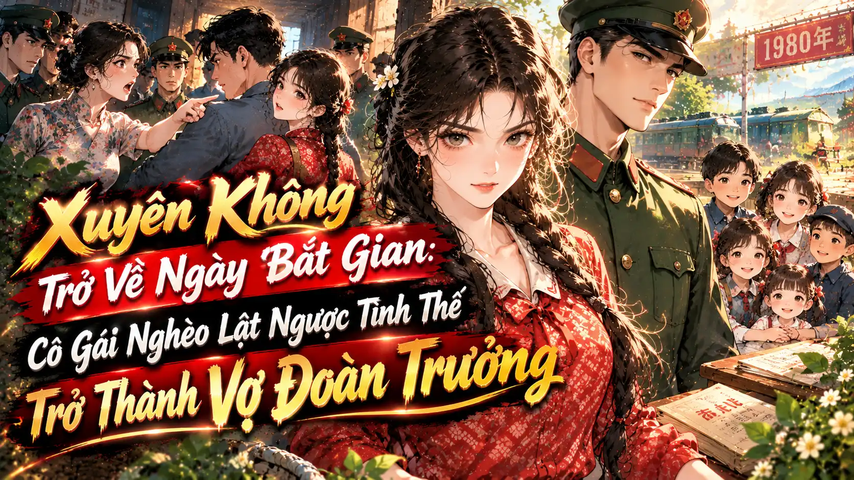 Xuyên Không Trở Về Ngày Bắt Gian: Cô gái nghèo lật ngược tình thế trở thành vợ Đoàn trưởng