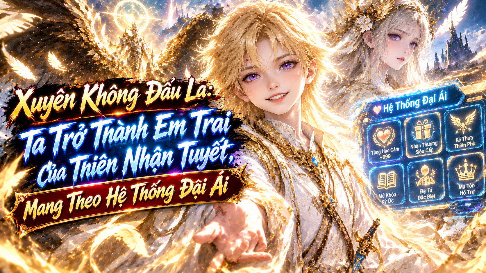 Xuyên Không Đấu La: Ta Trở Thành Em Trai Của Thiên Nhận Tuyết, Mang Theo Hệ Thống Đại Ái thumbnail