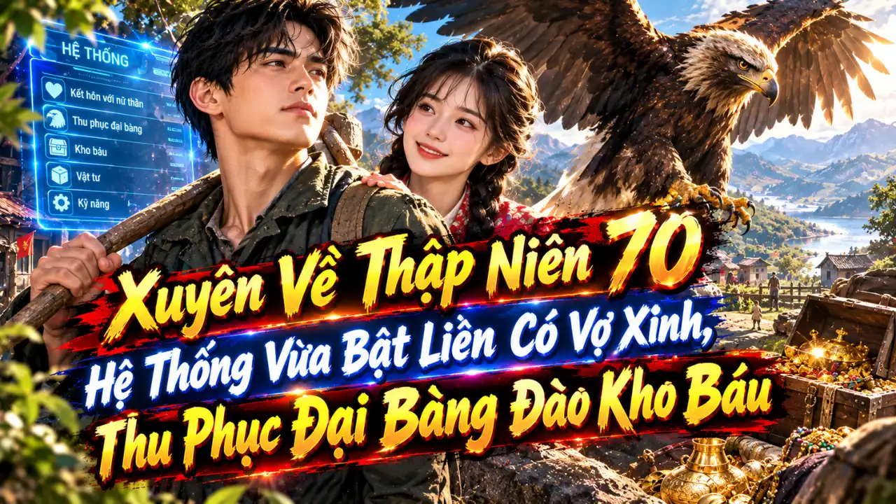 Xuyên Về Thập Niên 70, Hệ Thống Vừa Bật Liền Có Vợ Xinh, Thu Phục Đại Bàng Đào Kho Báu thumbnail