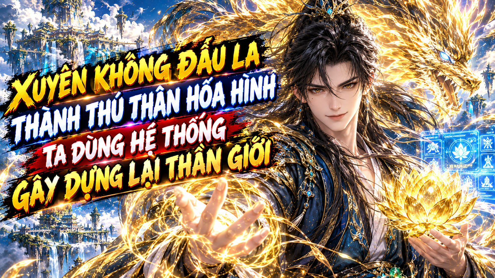 XUYÊN KHÔNG ĐẤU LA THÀNH THÚ THÂN HÓA HÌNH TA DÙNG HỆ THỐNG GÂY DỰNG LẠI THẦN GIỚI thumbnail