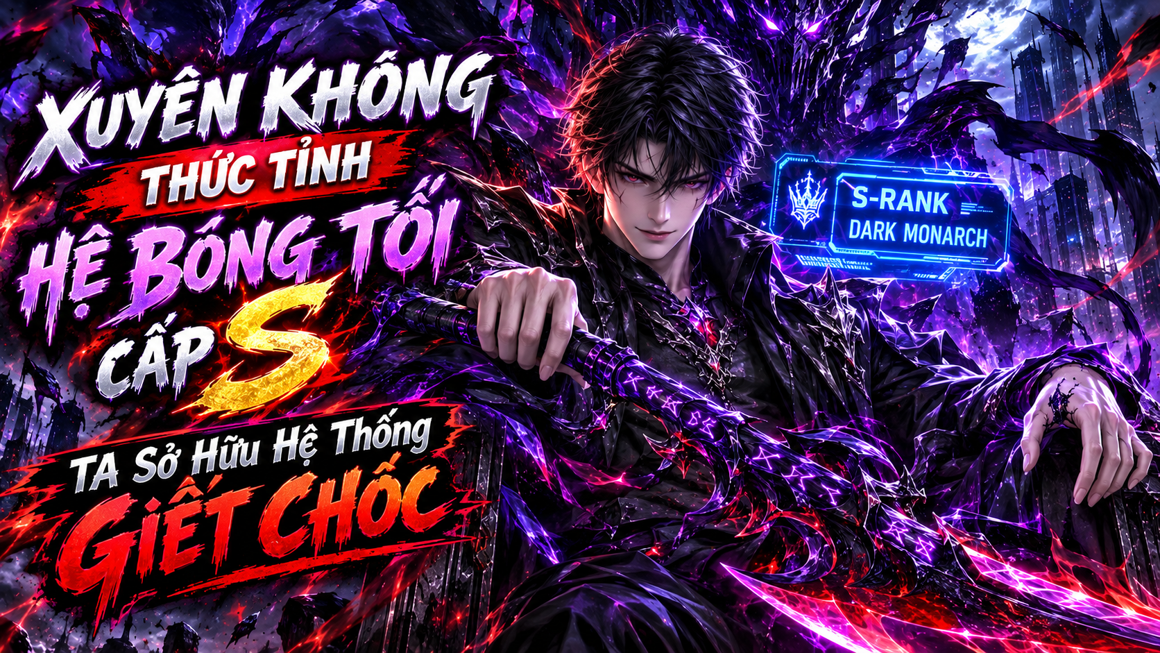 Xuyên Không Thức Tỉnh Hệ Bóng Tối Cấp S, TA Sở Hữu Hệ Thống Giết Chóc thumbnail
