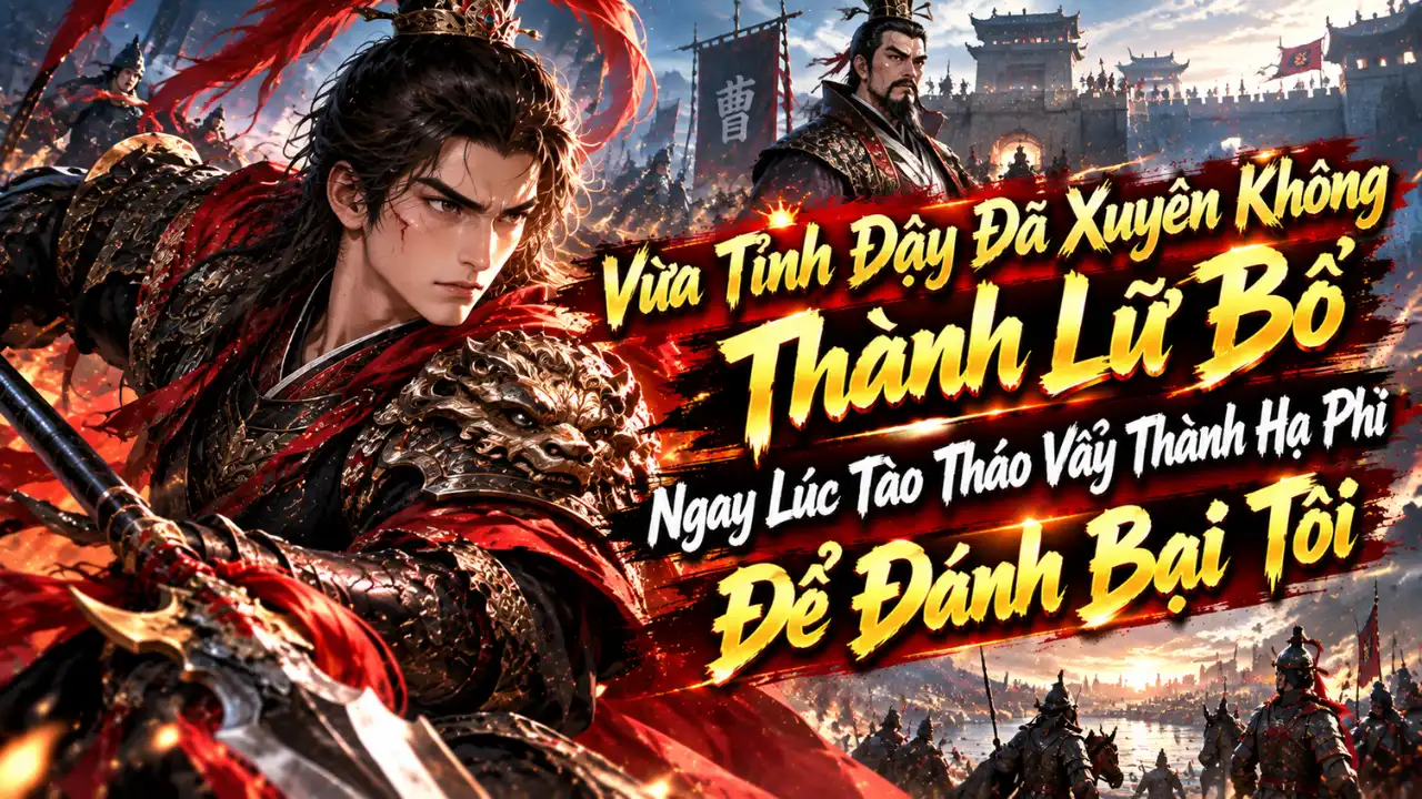 Vừa Tỉnh Dậy Đã Xuyên Không Thành Lữ Bố Ngay Lúc Tào Tháo Vây Thành Hạ Phì Để Đánh Bại Tôi thumbnail